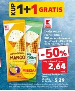 lody rożek