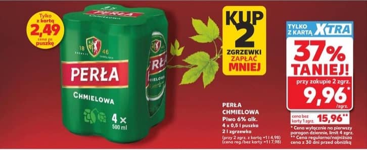 Perła piwo chmielowa 4x 0.5l