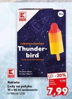 lody na patyku Rakietka