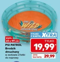 PSI PATROL brodzik dmuchany wym. 23x 99cm