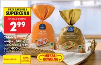 chleb wiejski lub chleb Złoty Łan