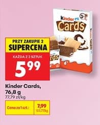 ciasteczka Kinder Cards