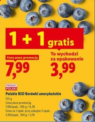 borówki amerykańskie BIO