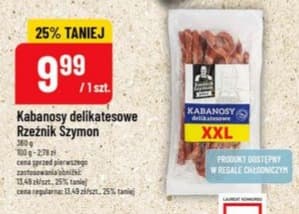 kabanosy delikatesowe XXL