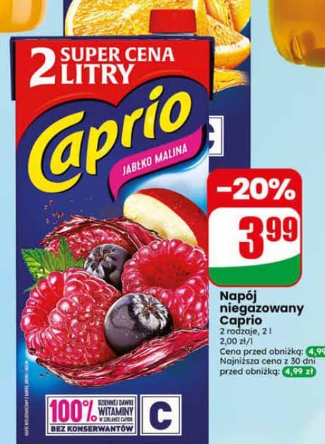 napój niegazowany