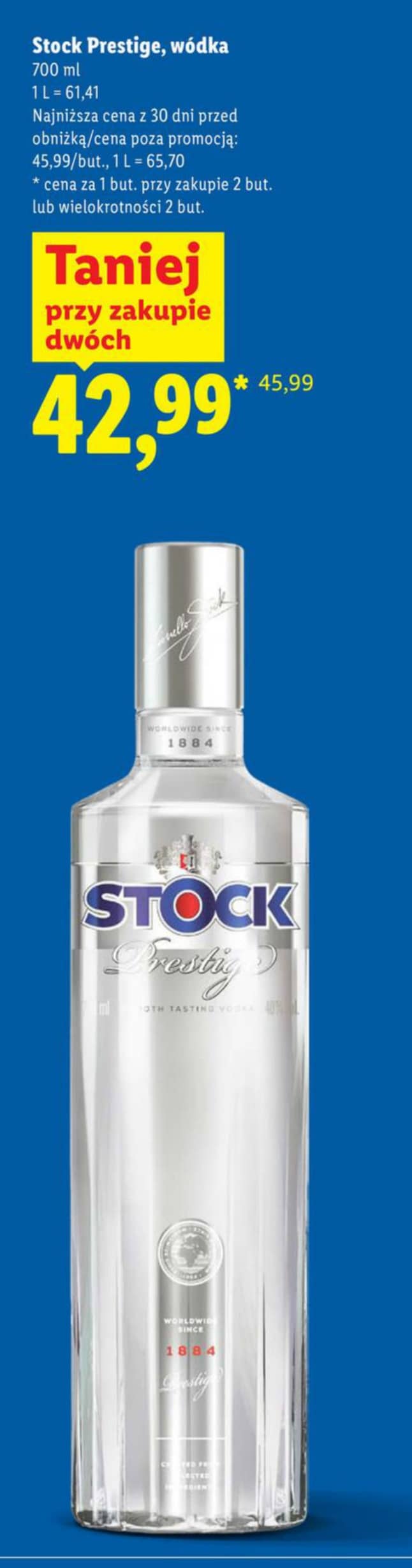 Stock Prestige wódka 700ml