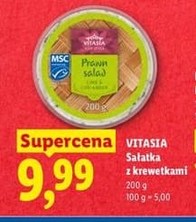 sałatka z krewetkami