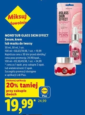 serum, krem lub maska do twarzy Glass Skin Effect