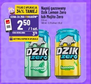 napój gazowany Dzik Zero