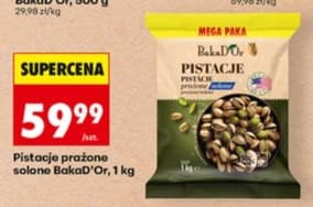 pistacje prażone solone