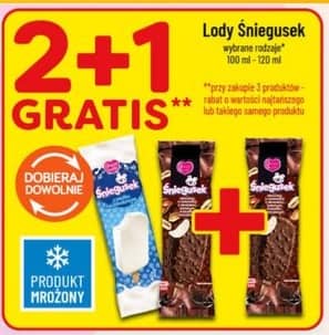 Śniegusek lody Śniegusek 100ml-120ml
