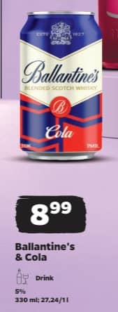 Ballantine's drink cola 330ml