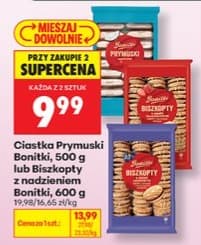 ciasteczka Prymuski lub biszkopty z nadzieniem