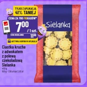 ciastka kruche z adwokatem z polewą czekoladową