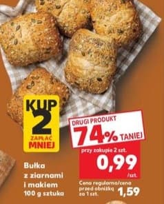 bułka z ziarnami i makiem