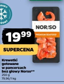 krewetki gotowane w pancerzach bez głowy