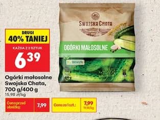 Swojska Chata ogórki małosolne 700g/400g