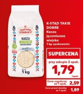 Stąd takie Dobre! kasza jęczmienna wiejska gruba 1kg