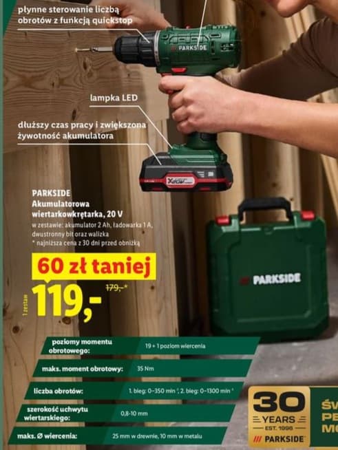 wiertarkowkrętarka akumulatorowa