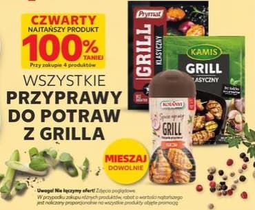 Wszystkie przyprawy do potraw z grilla