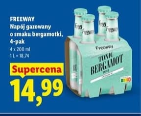 napój gazowany o smaku bergamotki