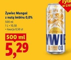 piwo bezalkoholowe z nutą imbiru