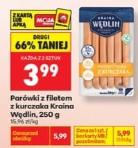 parówki z filetem z kurczaka