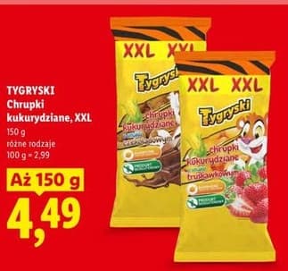 chrupki kukurydziane XXL
