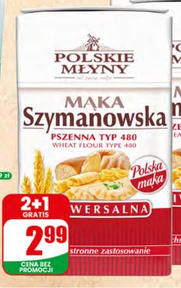 Polskie Młyny mąka pszenna typ 480 1kg