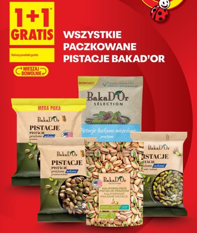 wszystkie paczkowane pistacje