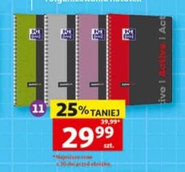 kołonotatnik A4 Active