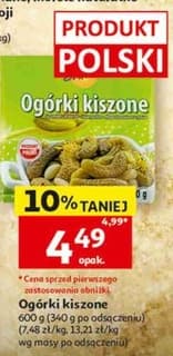 ogórki kiszone
