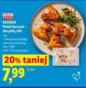 Rzeźnik polski kurczak – skrzydła, XXL 1kg