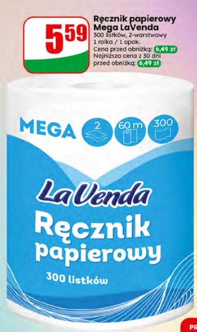 ręcznik papierowy 300 listków 2-warstwowy