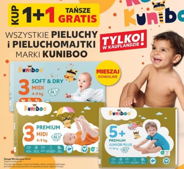 Wszystkie pieluchy i pieluchomajtki