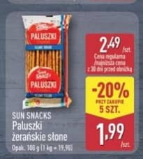 Sun Snacks paluszki zerańskie słone 100g