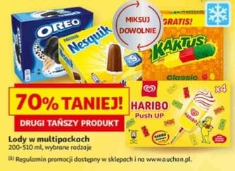 lody w multipackach różne marki