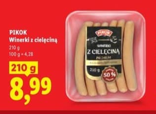 wienerki z cielęciną
