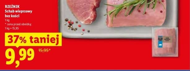 Rzeźnik schab wieprzowy bez kości 1kg
