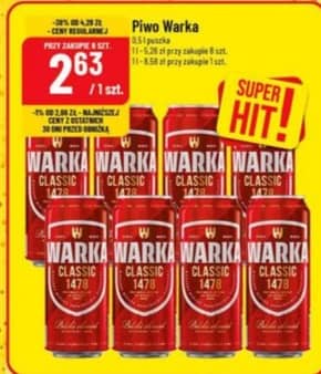 Warka piwo Classic 0.5l