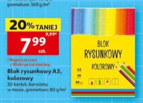 blok rysunkowy A3 kolorowy