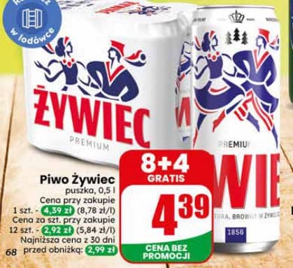 Żywiec piwo jasne pełne 0.5l