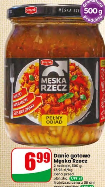 danie gotowe Męska Rzecz