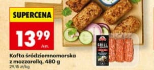kofta śródziemnomorska z mozzarellą
