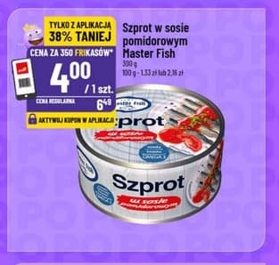 szprot w sosie pomidorowym