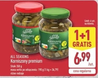 ogórki korniszon premium