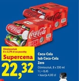 Coca-Cola napój gazowany cola 8x330ml