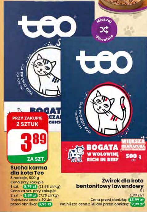 żwirek dla kota bentonitowy lawendowy