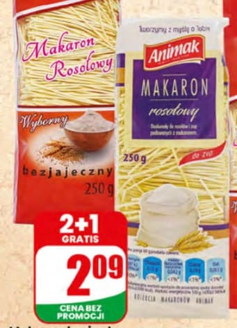 makaron krajanka bezjajeczny