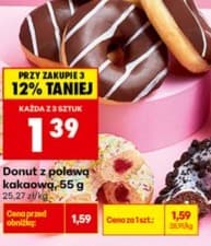 donut z polewą kakaową